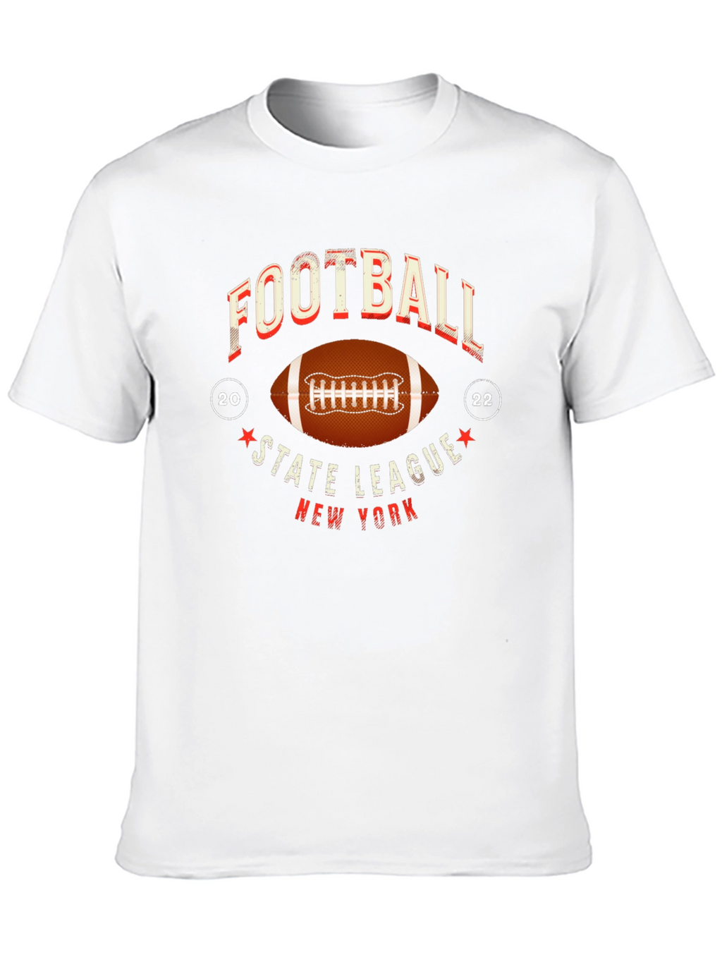Football State League New York Graphic T-Shirt