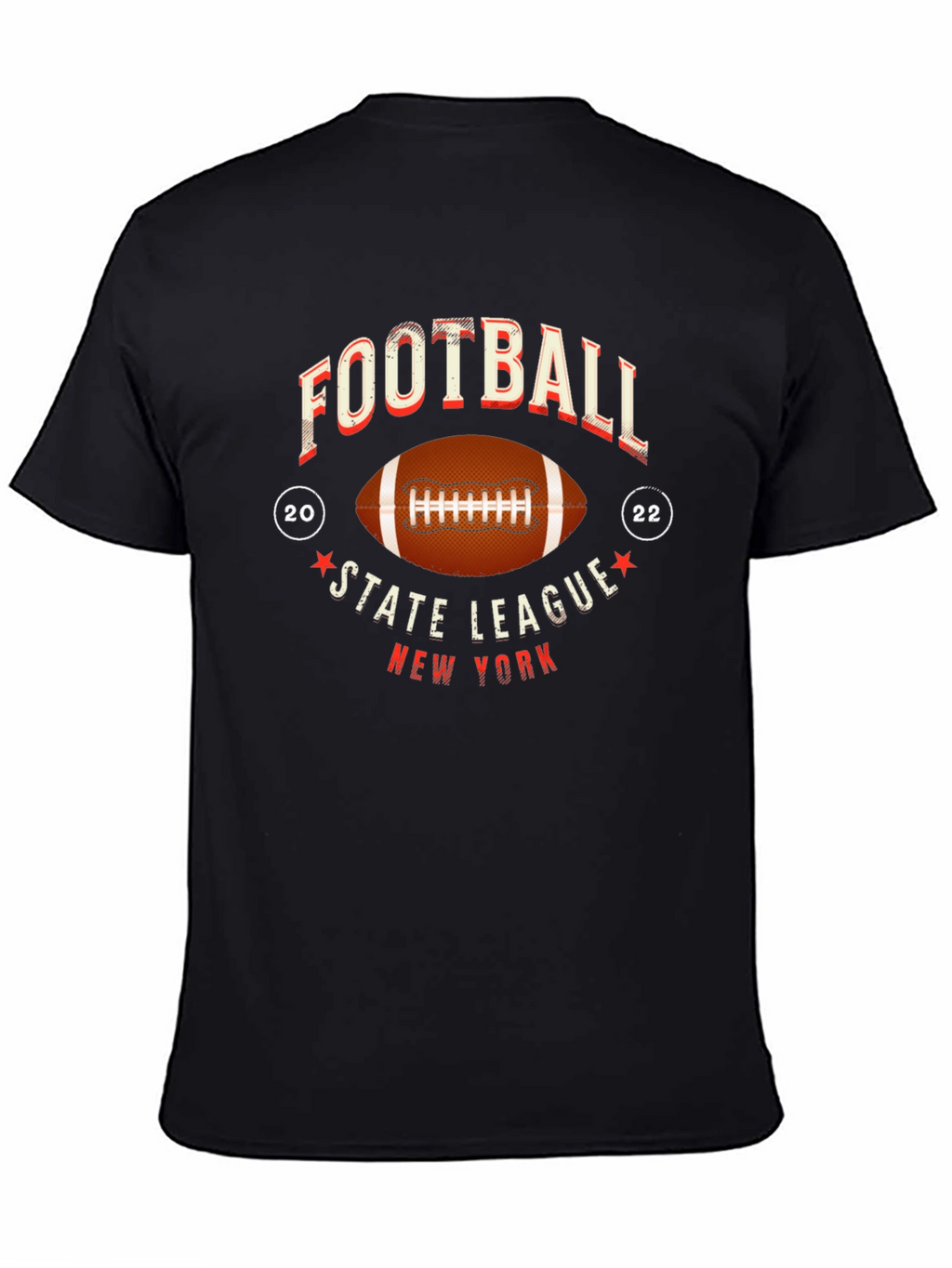 Football State League New York Graphic T-Shirt