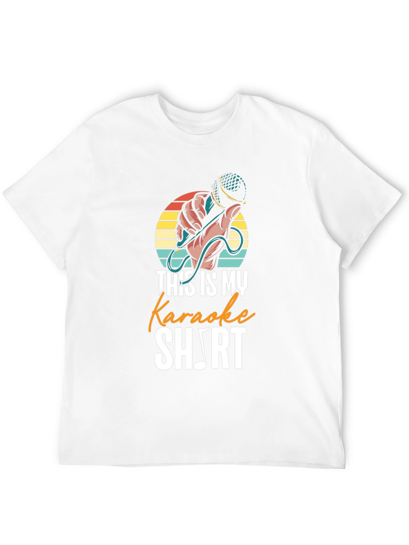 Karaoke Music Note Graphic T-Shirt