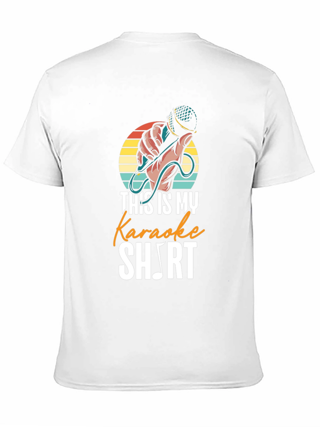 Karaoke Music Note Graphic T-Shirt