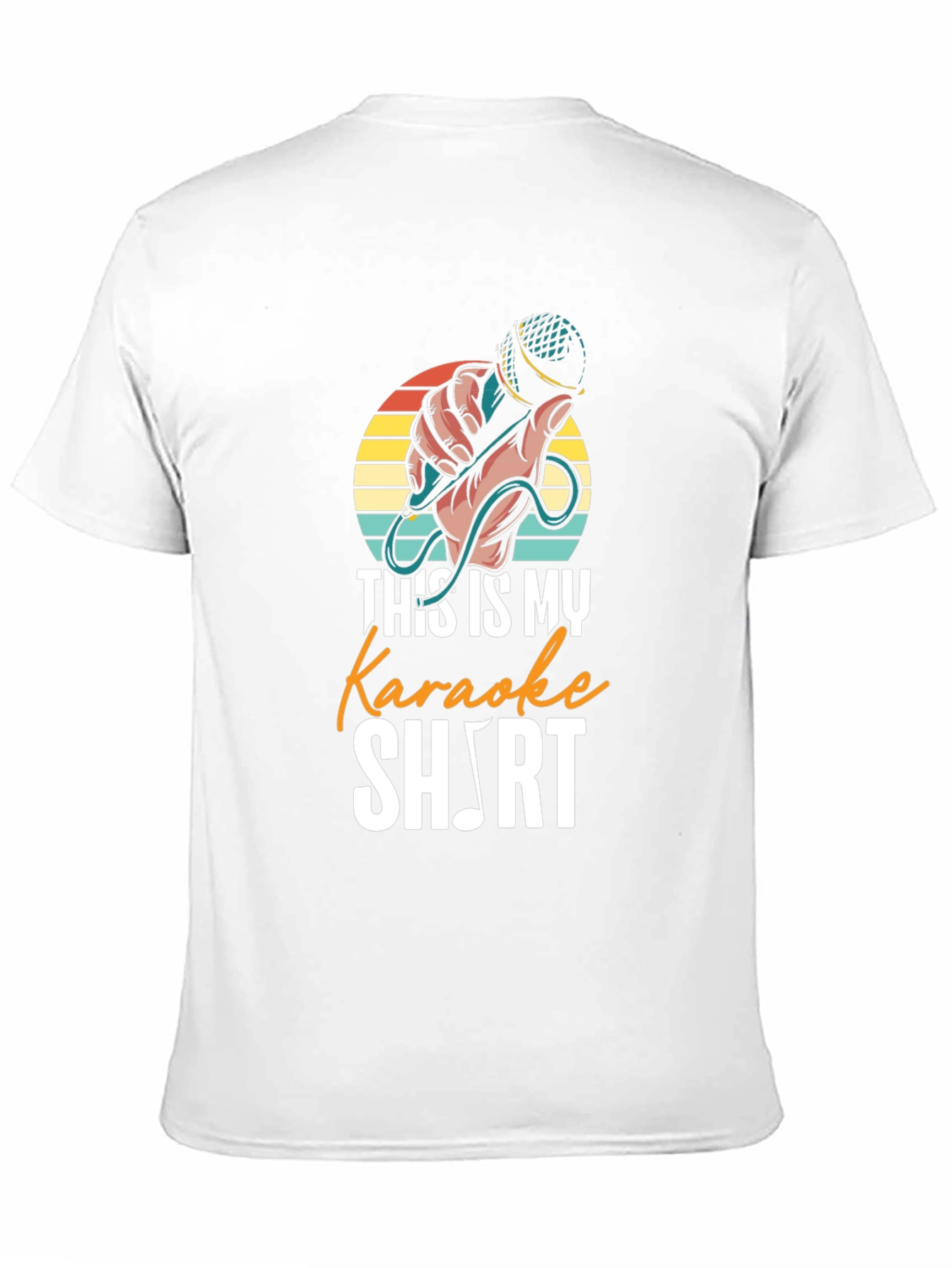 Karaoke Music Note Graphic T-Shirt