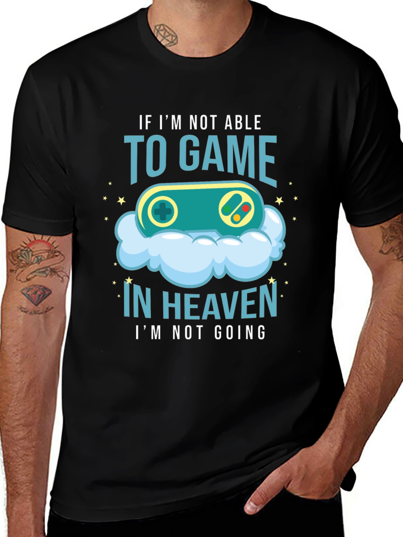 Gamer Heaven T-Shirt - Funny Gaming Tee