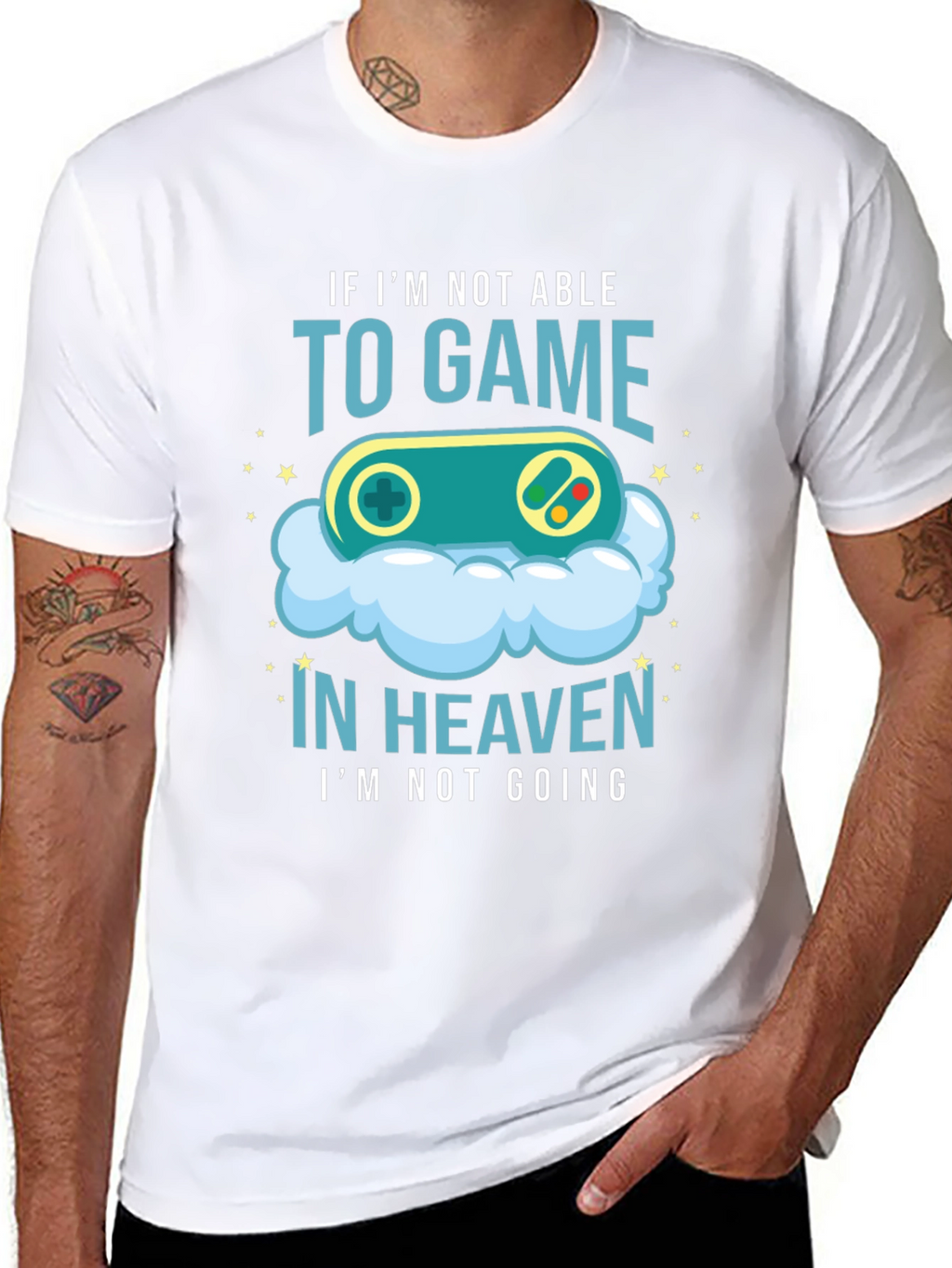 Gamer Heaven T-Shirt - Funny Gaming Tee