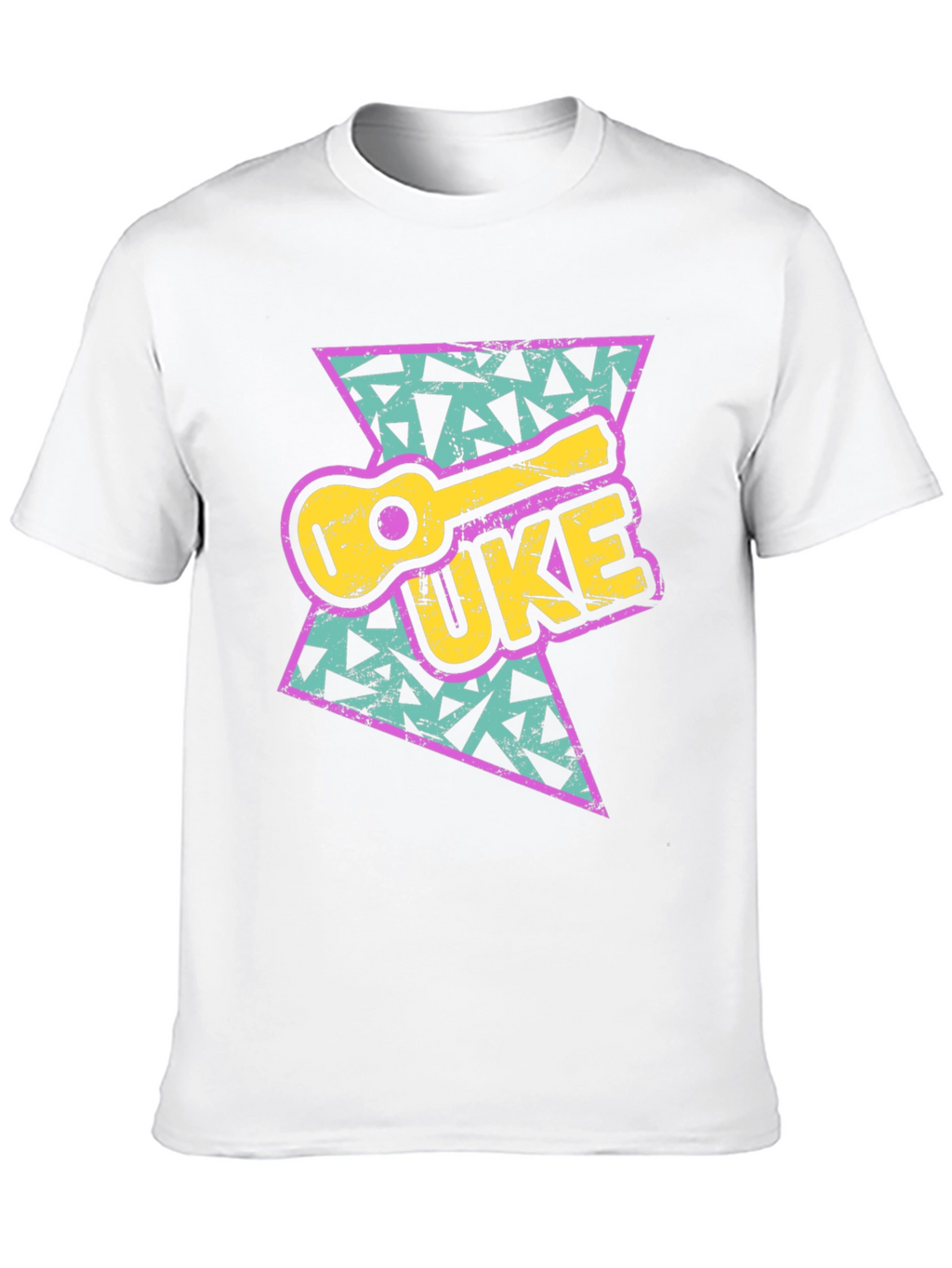 Retro UKE T-Shirt - 90s Ukulele Design Tee
