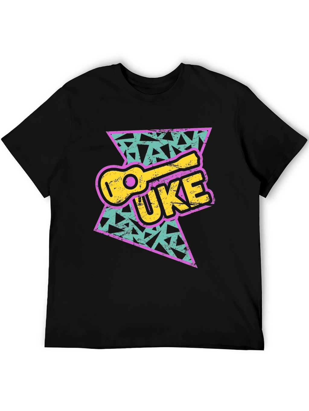 Retro UKE T-Shirt - 90s Ukulele Design Tee