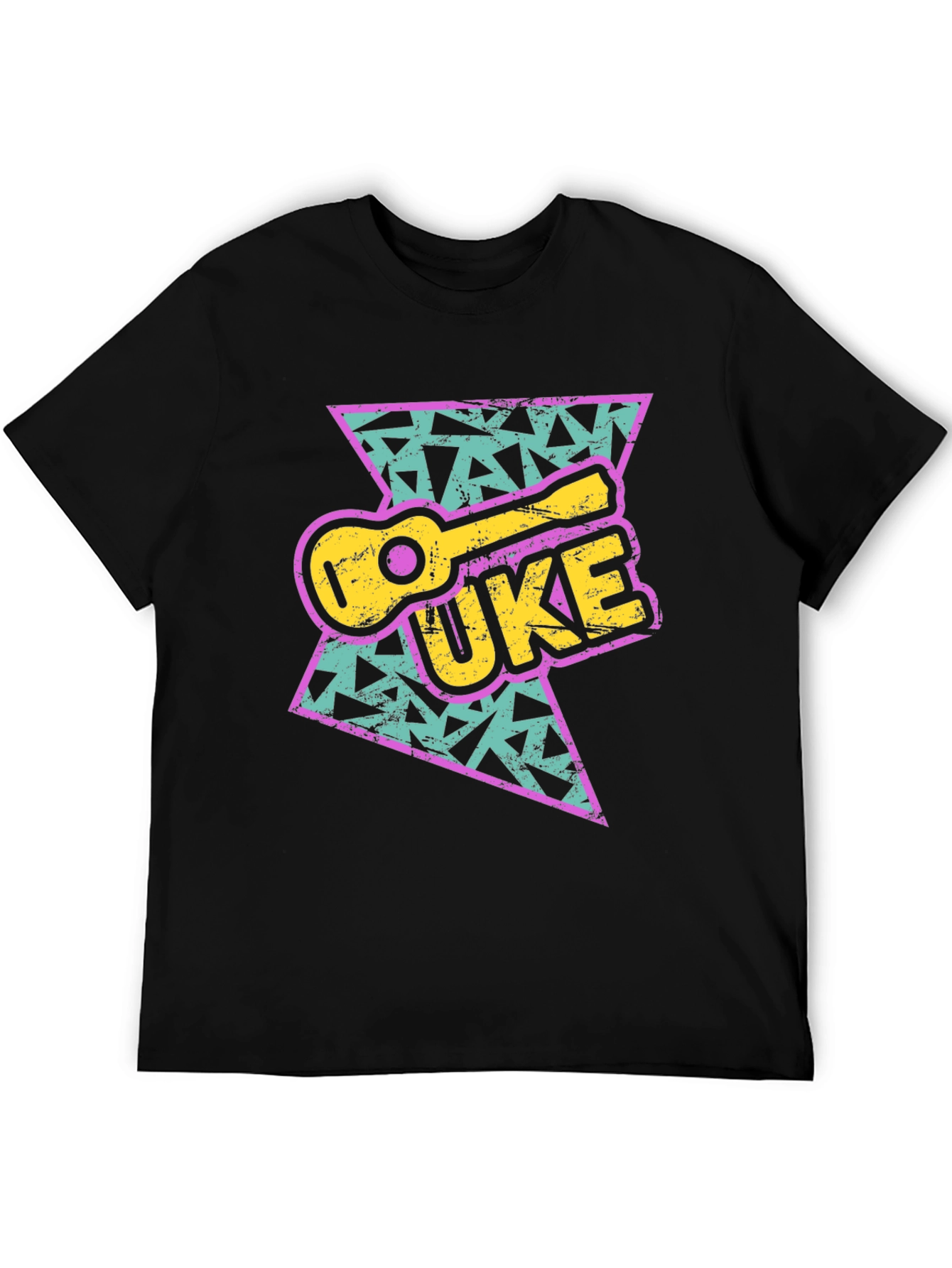 Retro UKE T-Shirt - 90s Ukulele Design Tee