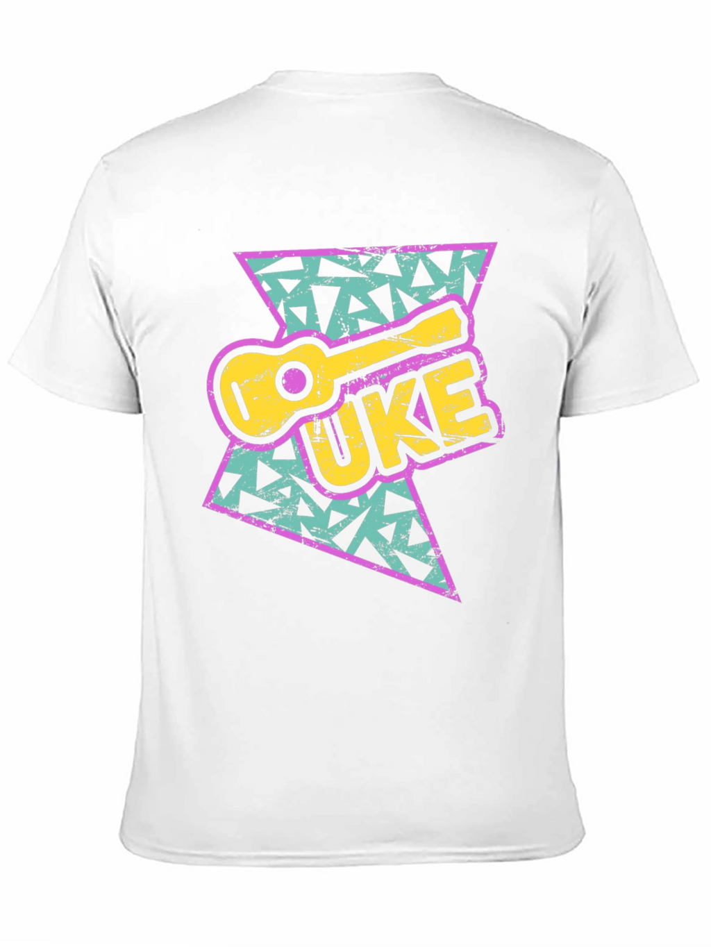 Retro UKE T-Shirt - 90s Ukulele Design Tee
