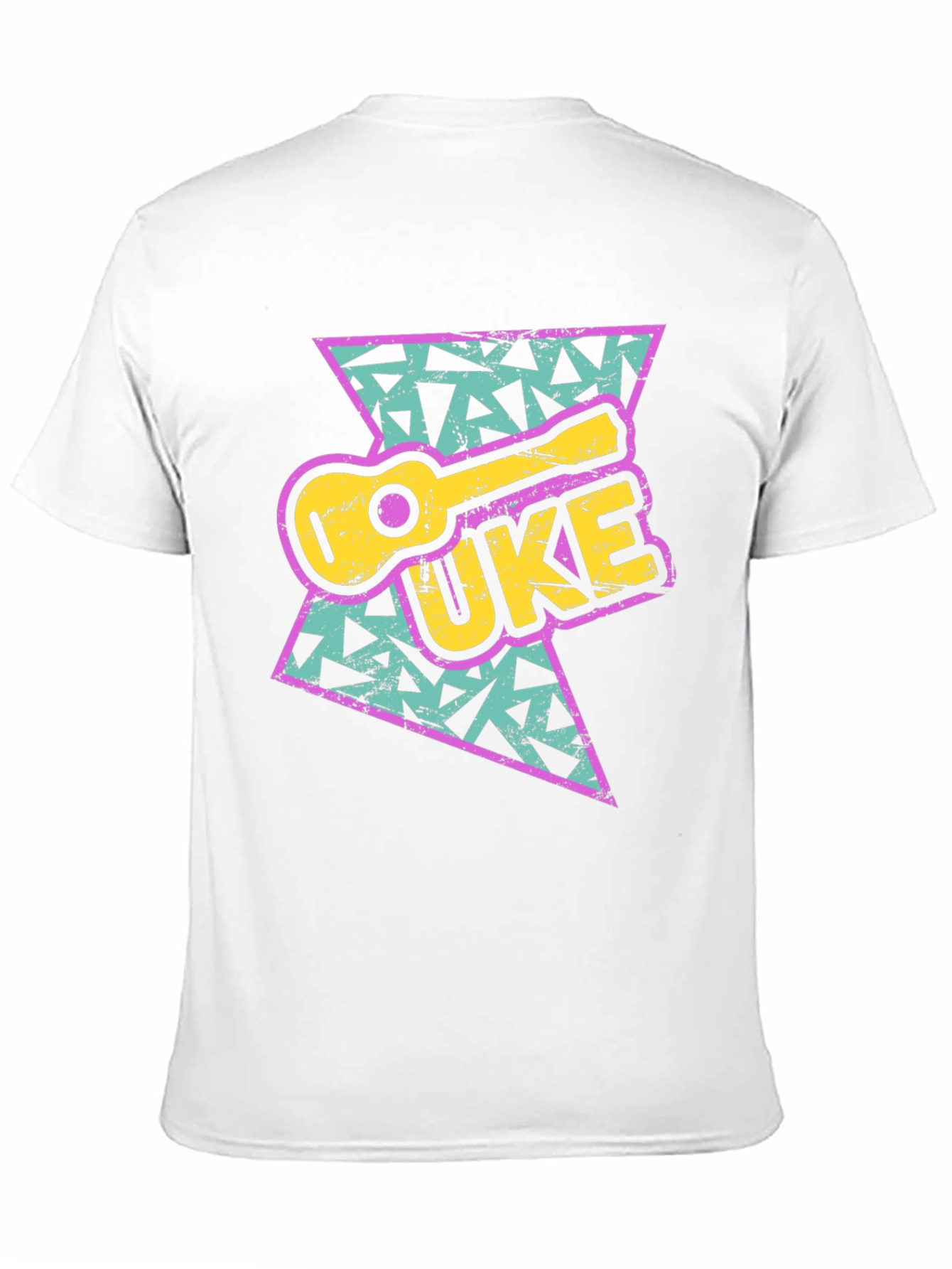 Retro UKE T-Shirt - 90s Ukulele Design Tee