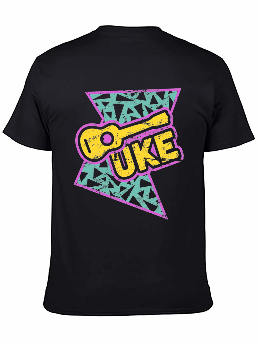 Retro UKE T-Shirt - 90s Ukulele Design Tee