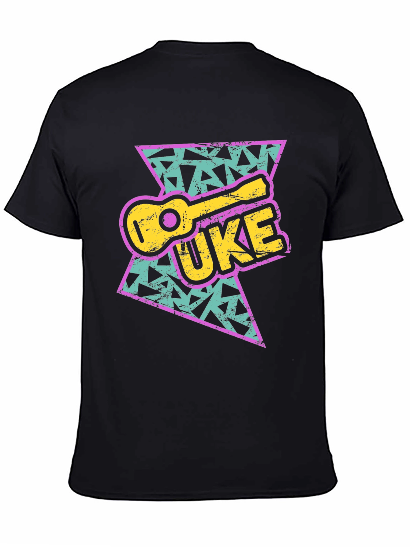 Retro UKE T-Shirt - 90s Ukulele Design Tee