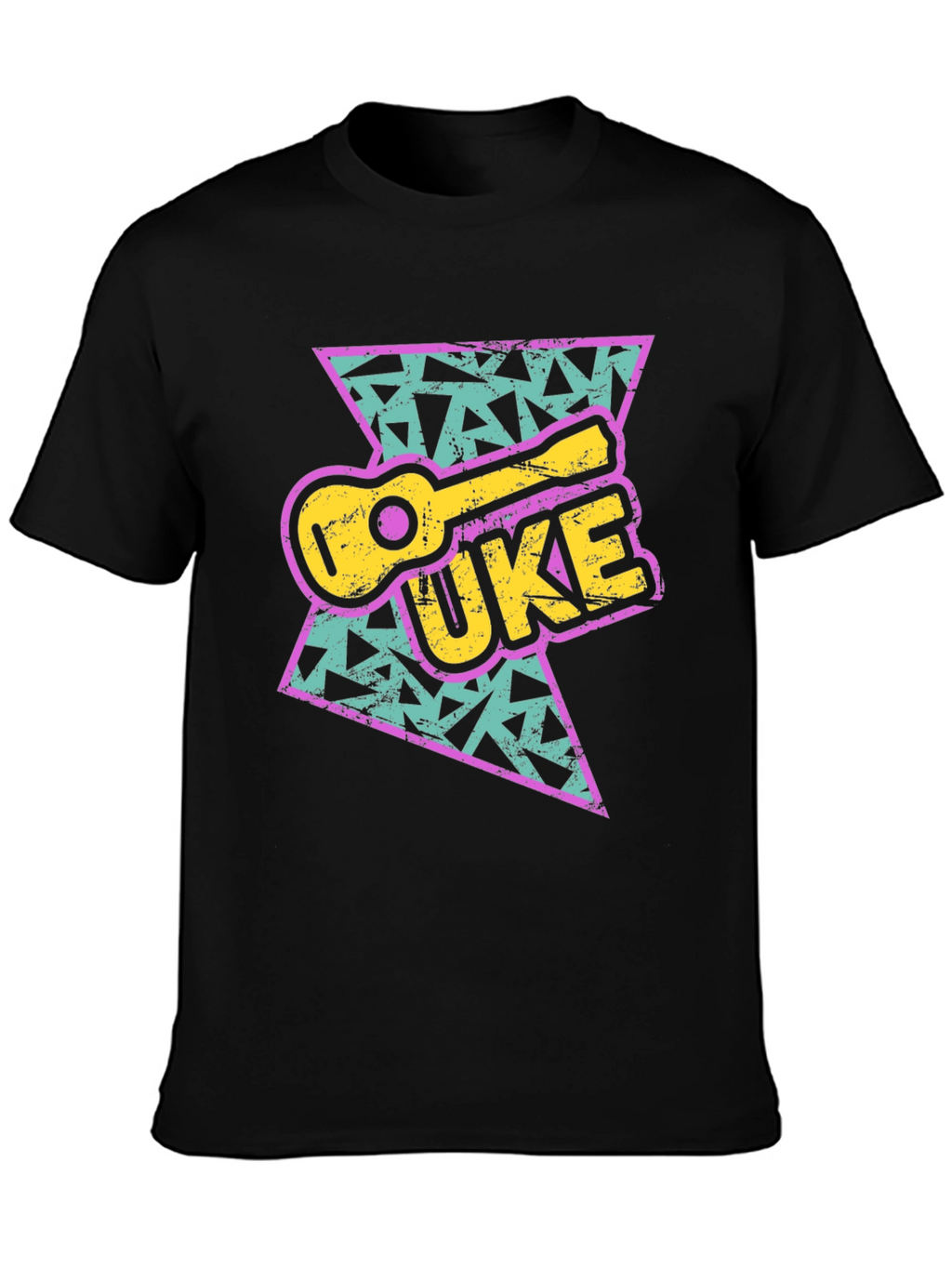 Retro UKE T-Shirt - 90s Ukulele Design Tee