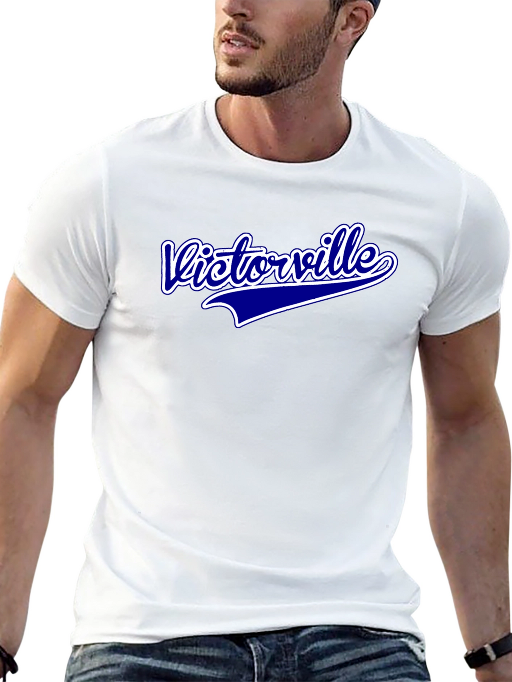 Victorville Script Graphic T-Shirt