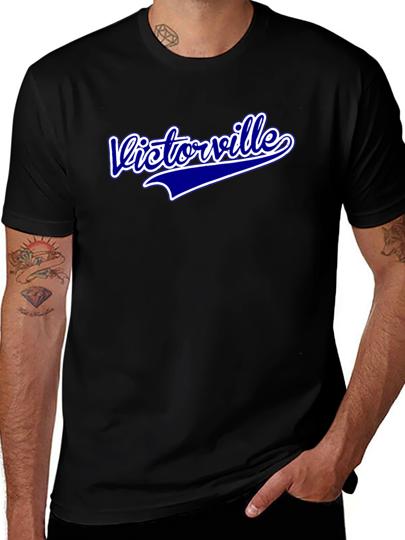 Victorville Script Graphic T-Shirt