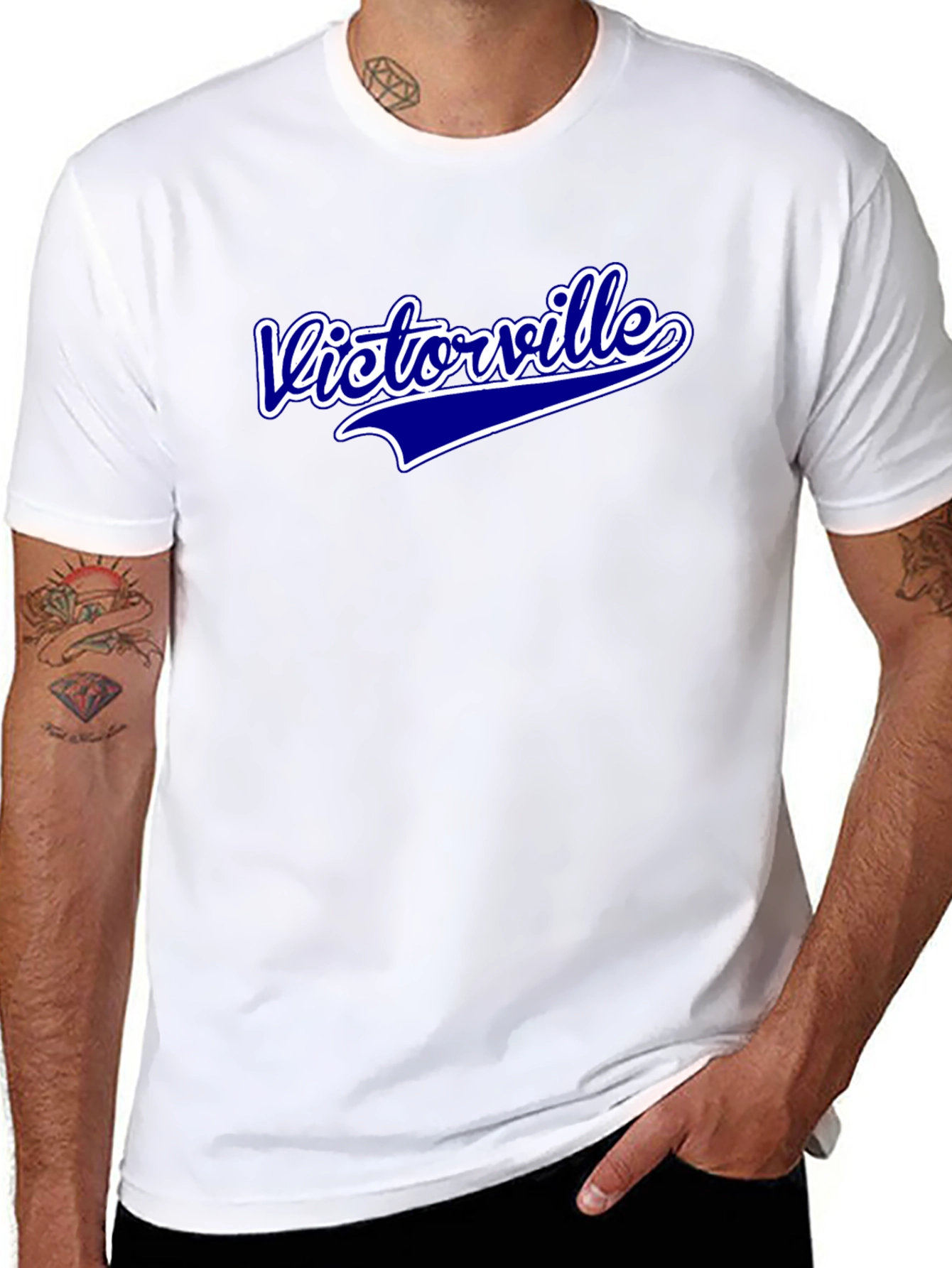 Victorville Script Graphic T-Shirt
