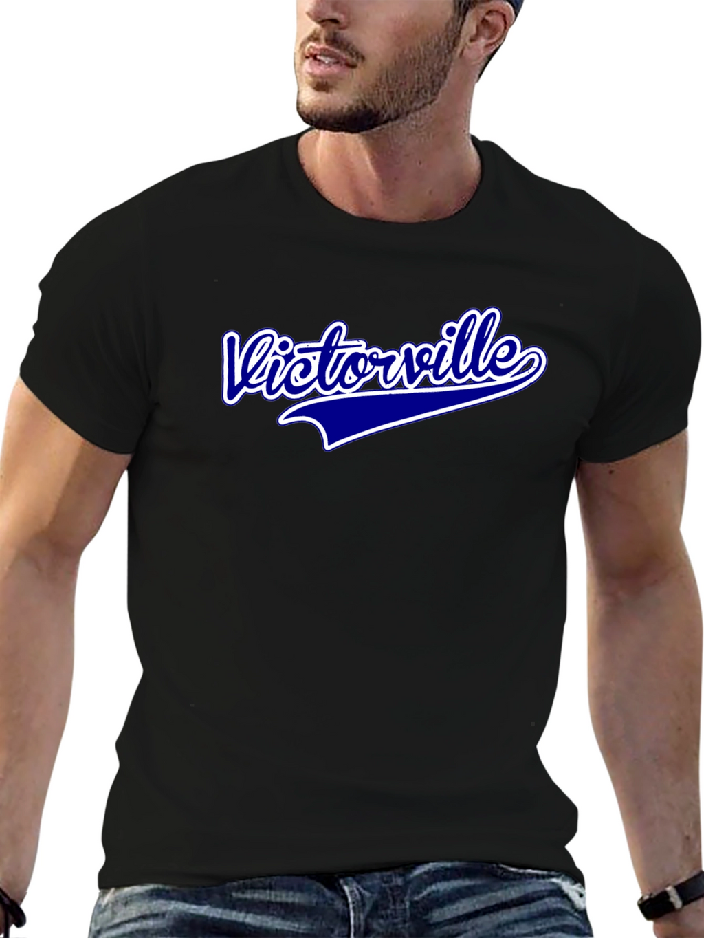 Victorville Script Graphic T-Shirt