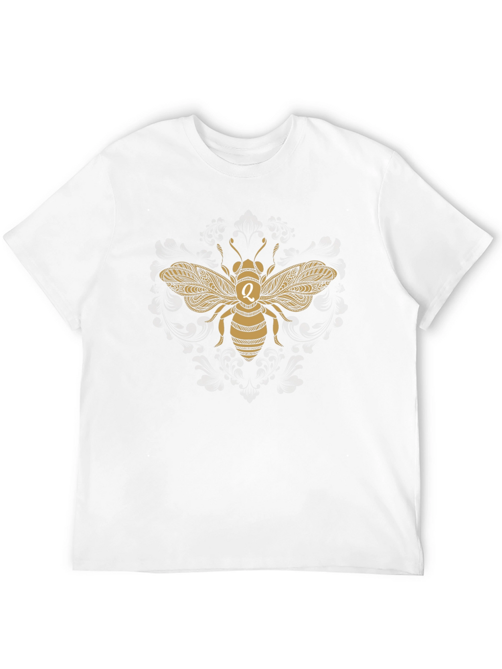Gold Bee Graphic T-Shirt - Black