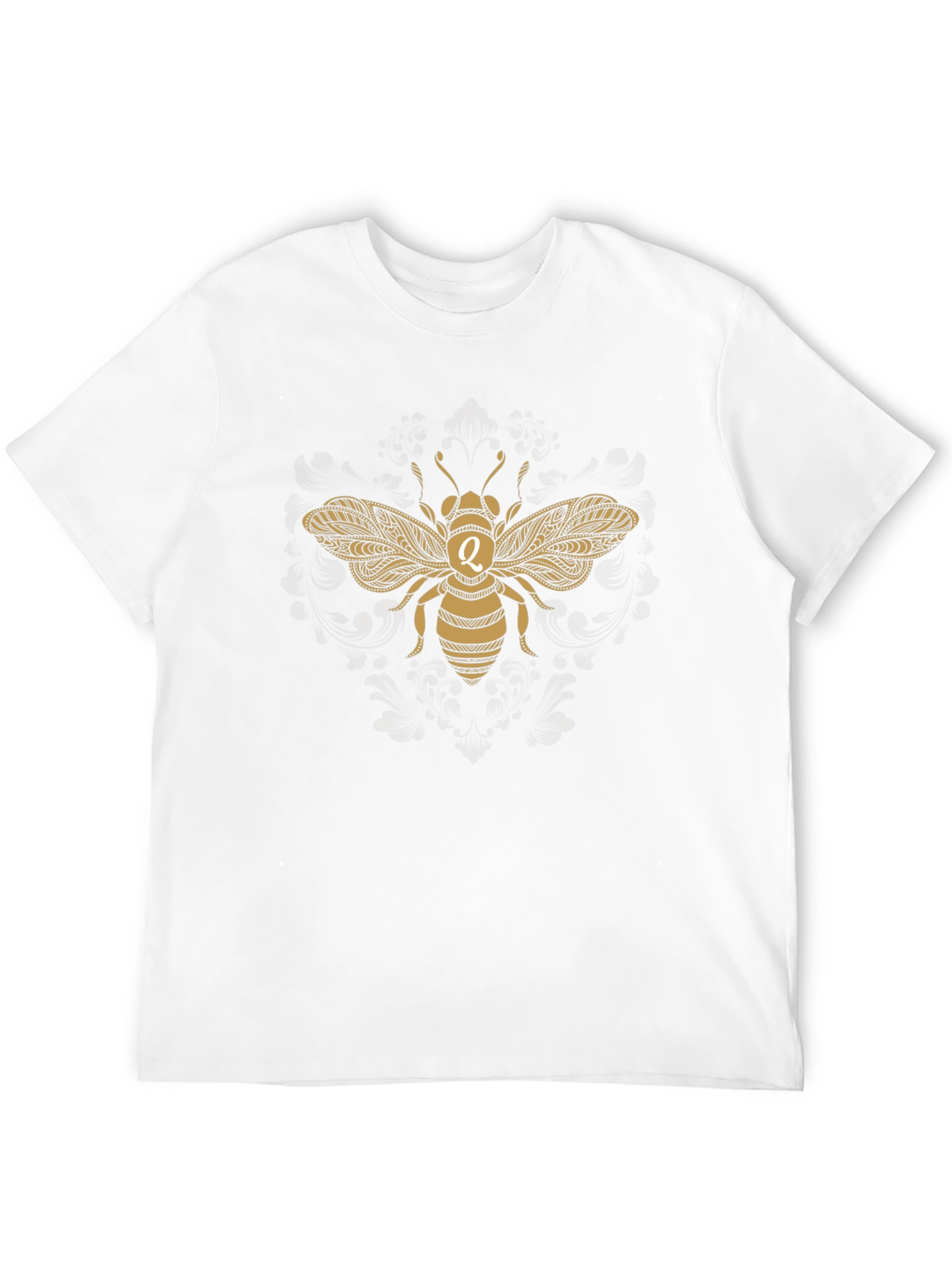 Gold Bee Graphic T-Shirt - Black