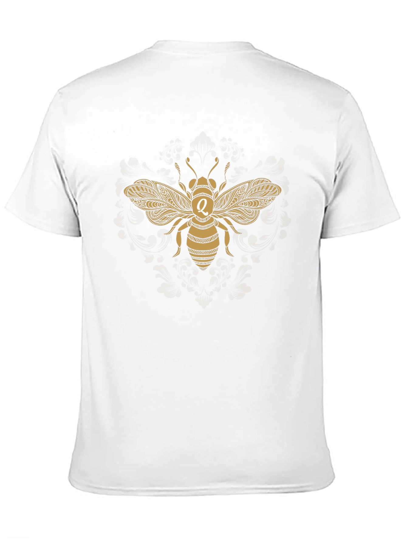 Gold Bee Graphic T-Shirt - Black