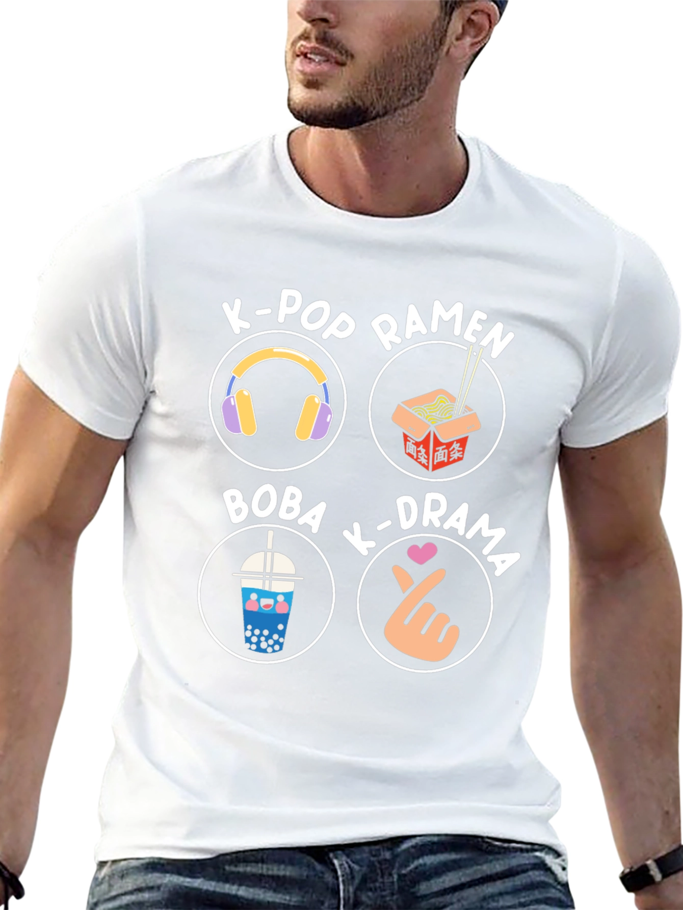 K-Pop Lover T-Shirt: Ramen Drama Boba