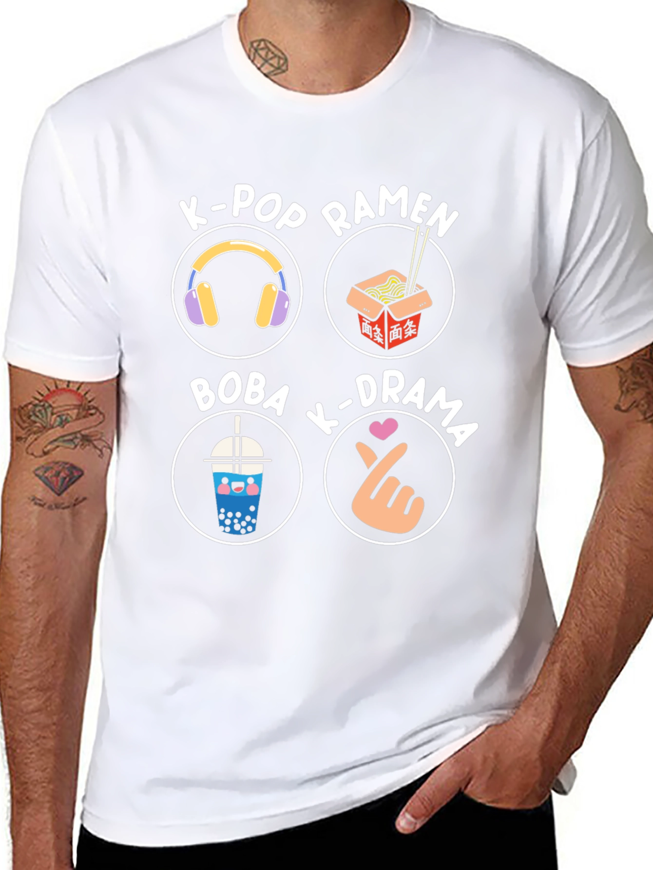 K-Pop Lover T-Shirt: Ramen Drama Boba