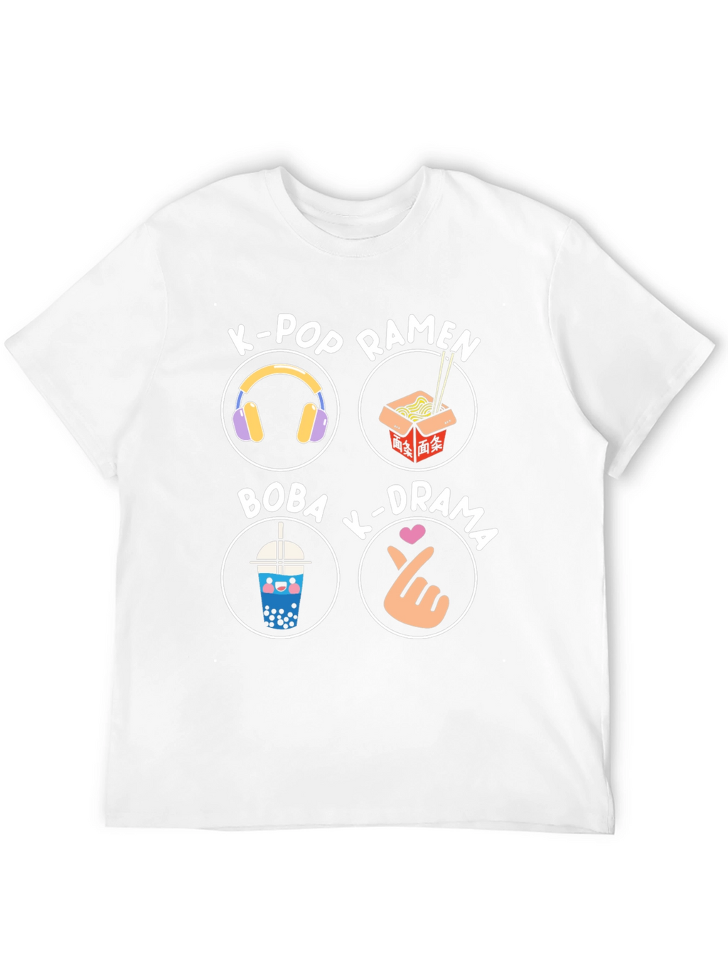 K-Pop Lover T-Shirt: Ramen Drama Boba