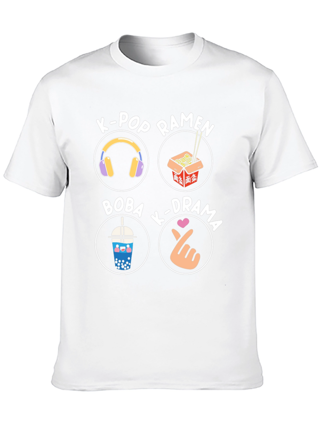 K-Pop Lover T-Shirt: Ramen Drama Boba