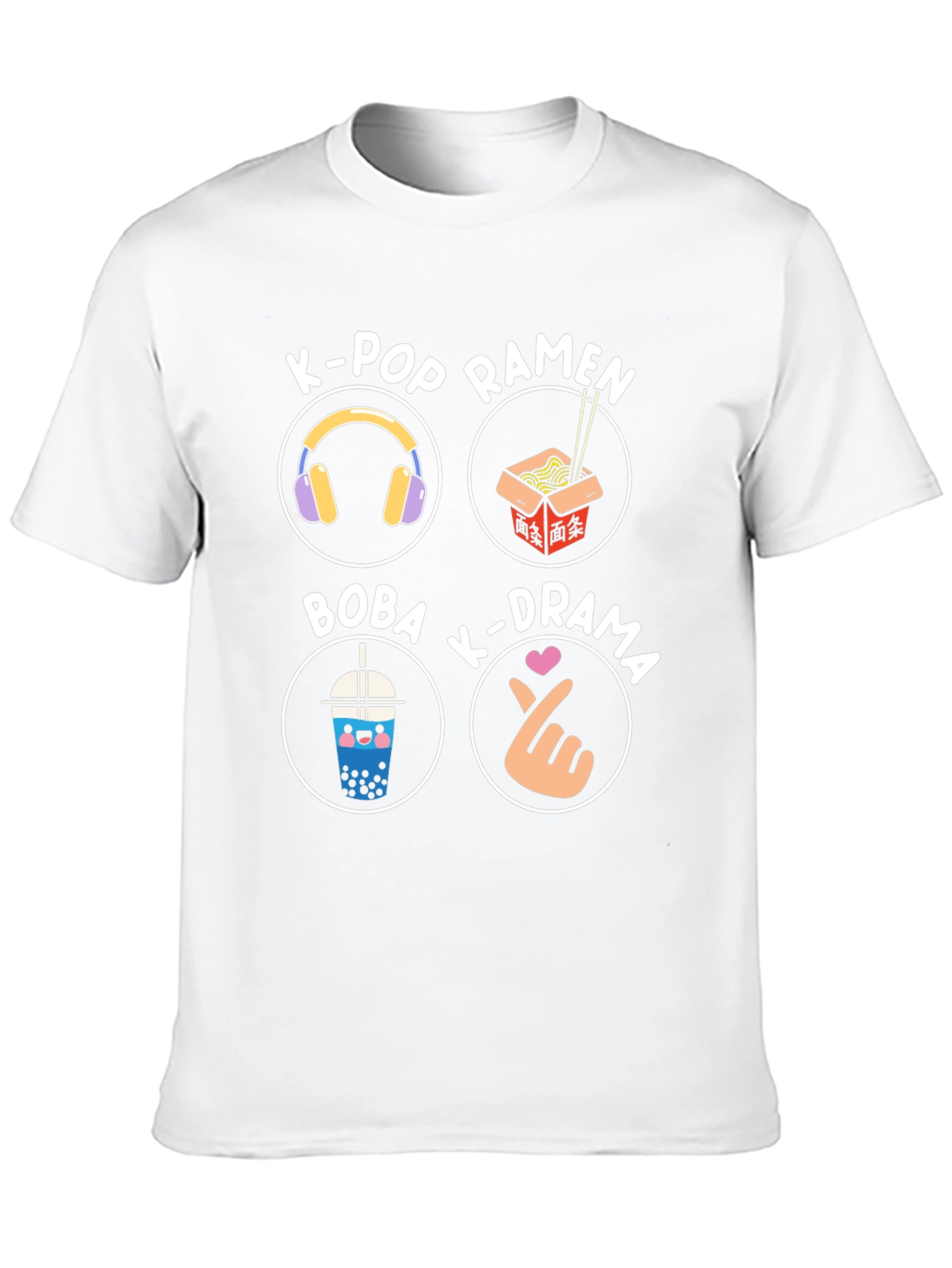 K-Pop Lover T-Shirt: Ramen Drama Boba