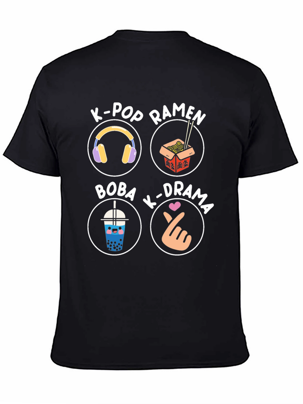 K-Pop Lover T-Shirt: Ramen Drama Boba