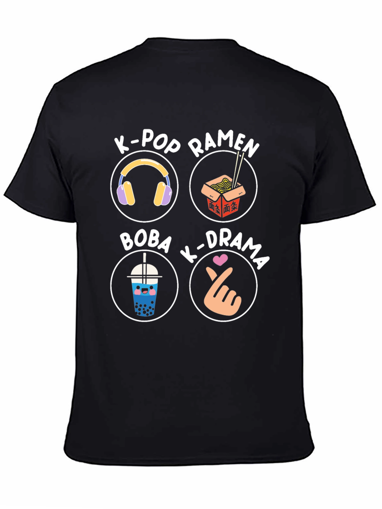 K-Pop Lover T-Shirt: Ramen Drama Boba