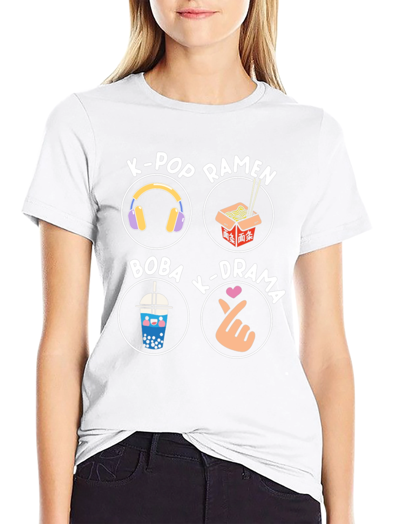 K-Pop Lover T-Shirt: Ramen Drama Boba