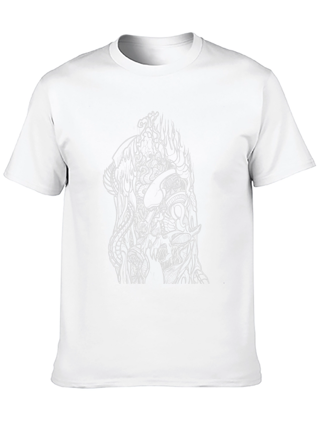 Abstract Graphic Tee - Black
