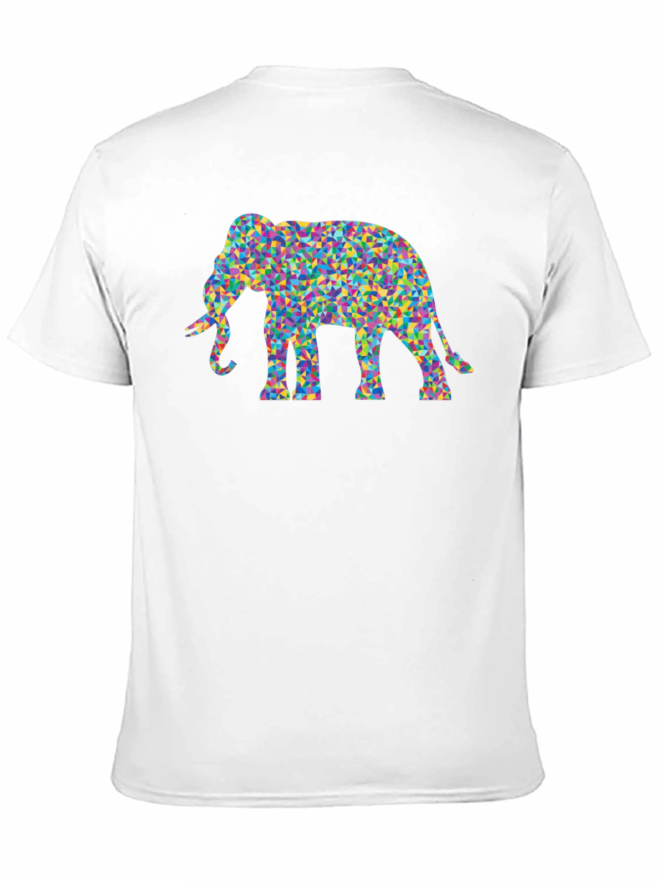 Mosaic Elephant Tee - Funky Graphic T-Shirt