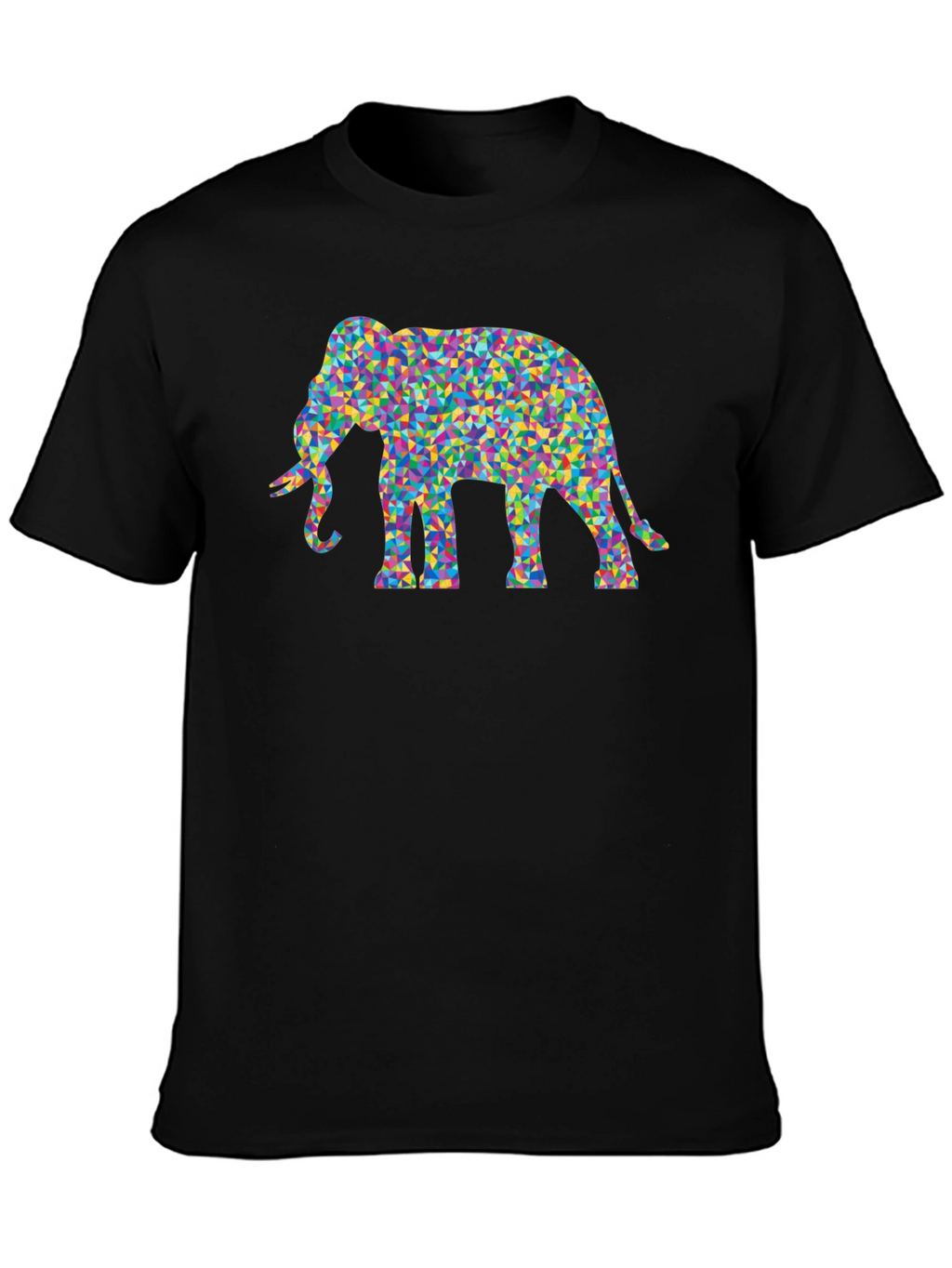 Mosaic Elephant Tee - Funky Graphic T-Shirt