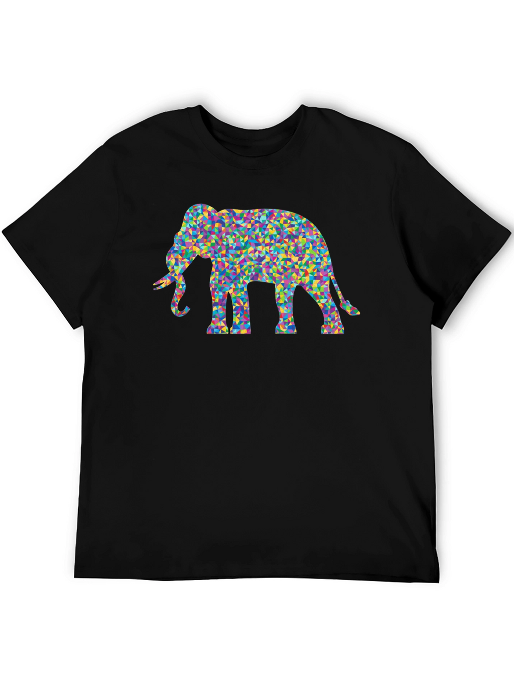 Mosaic Elephant Tee - Funky Graphic T-Shirt