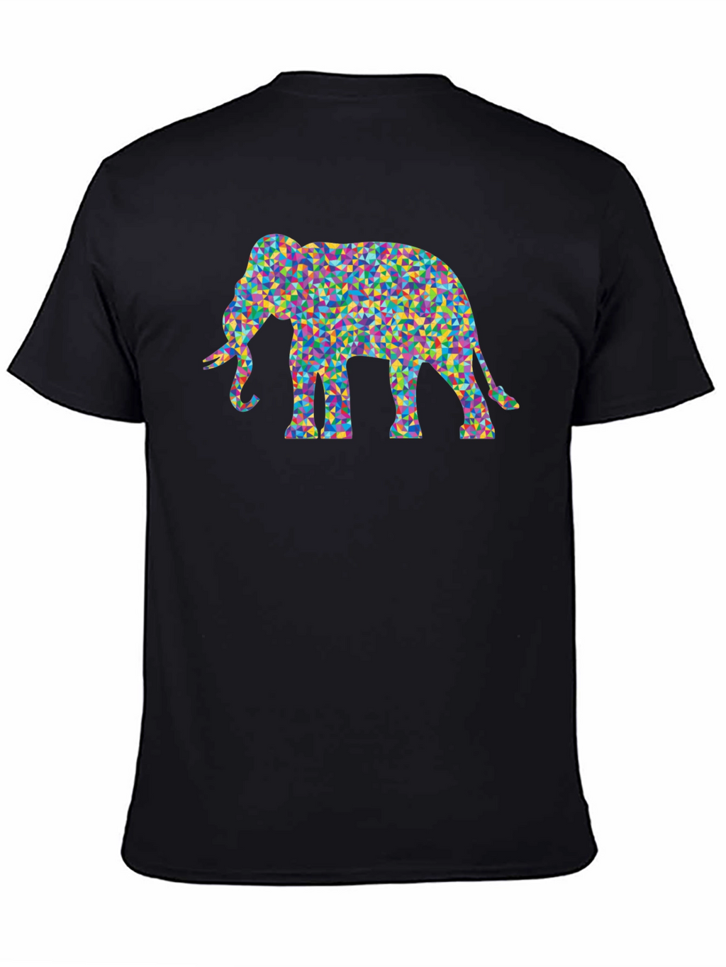 Mosaic Elephant Tee - Funky Graphic T-Shirt