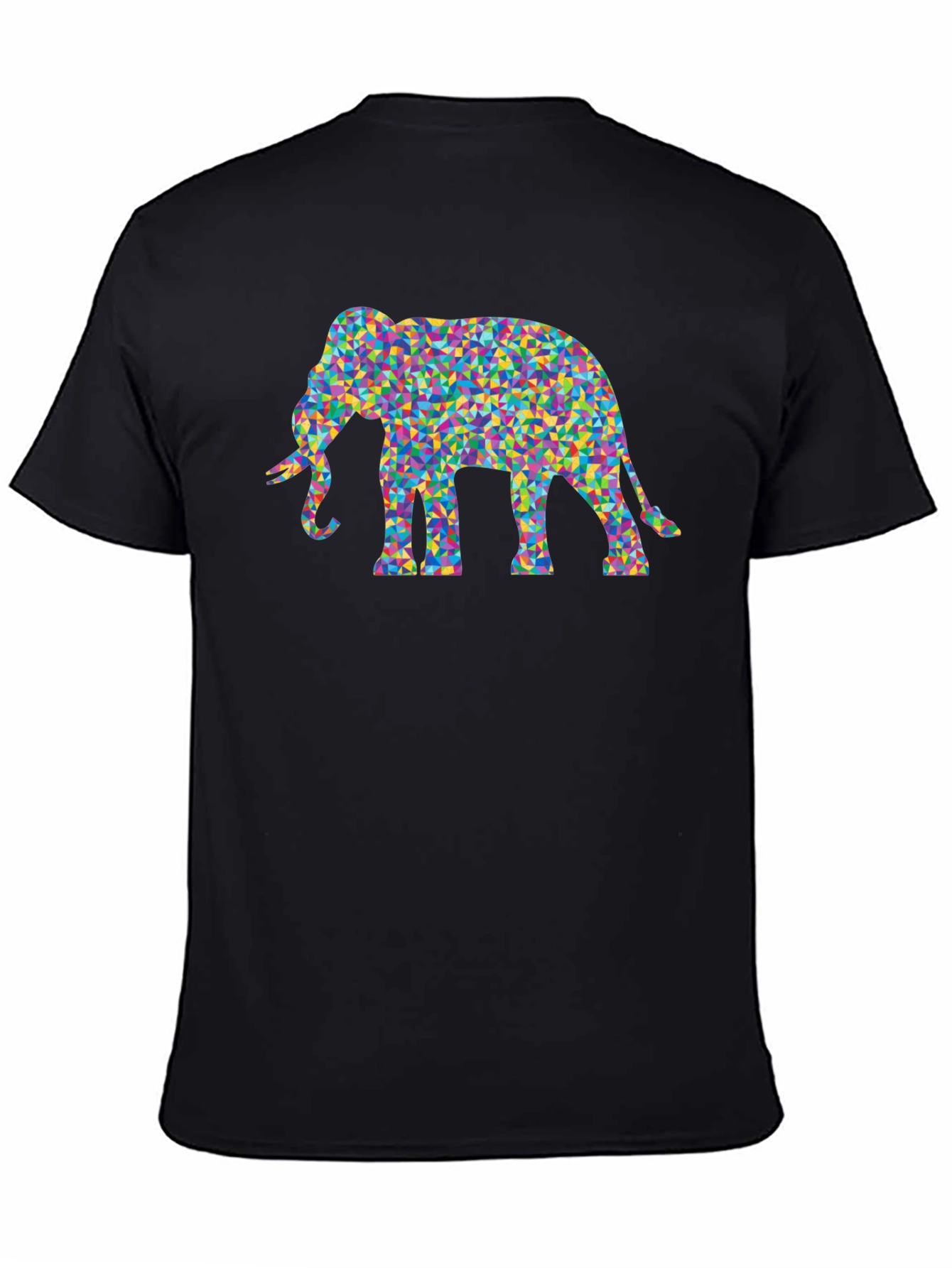 Mosaic Elephant Tee - Funky Graphic T-Shirt