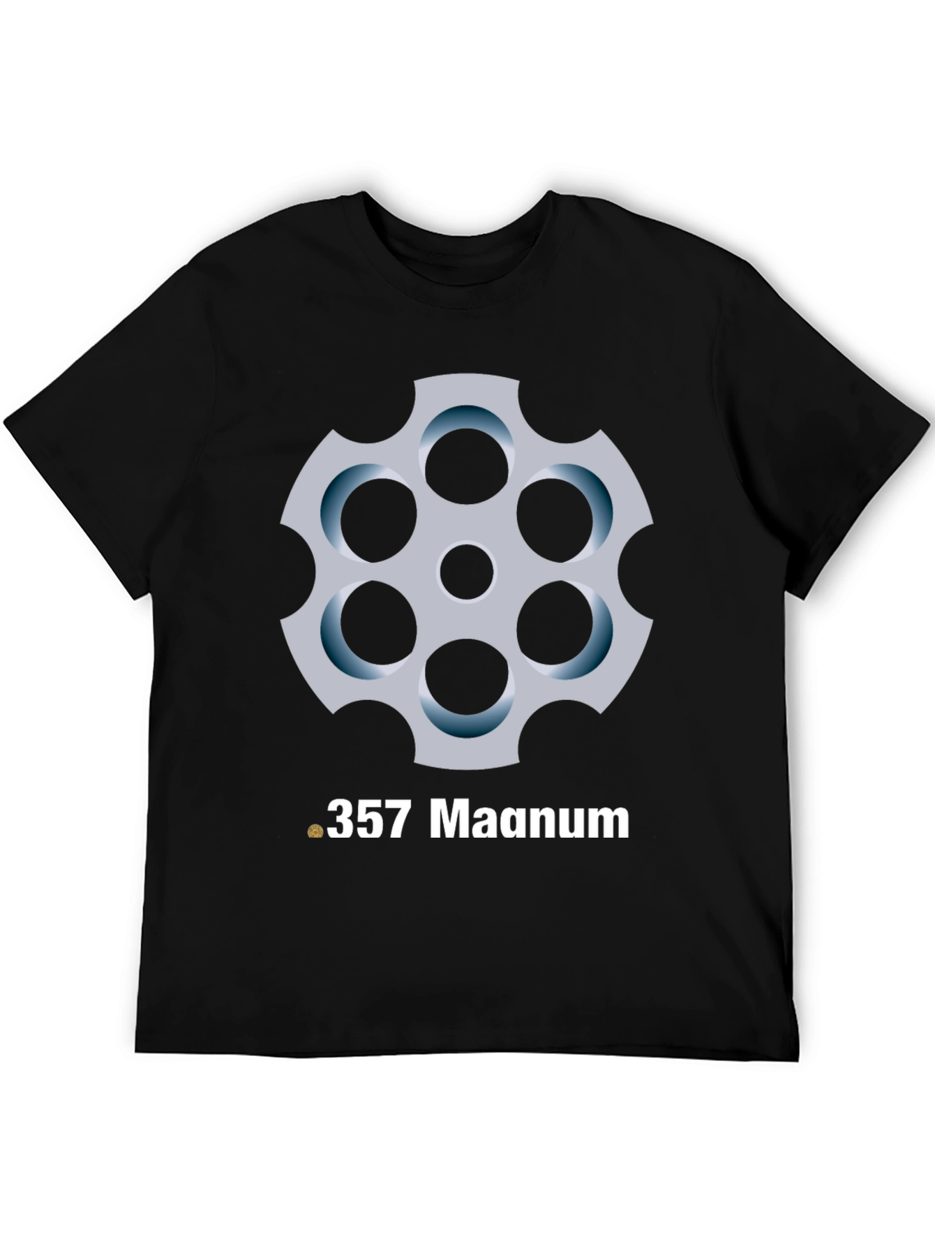 .357 Magnum T-Shirt - Revolver Cylinder Graphic Tee