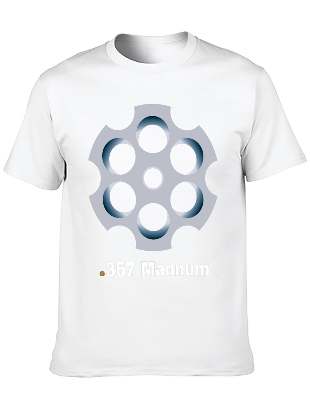 .357 Magnum T-Shirt - Revolver Cylinder Graphic Tee