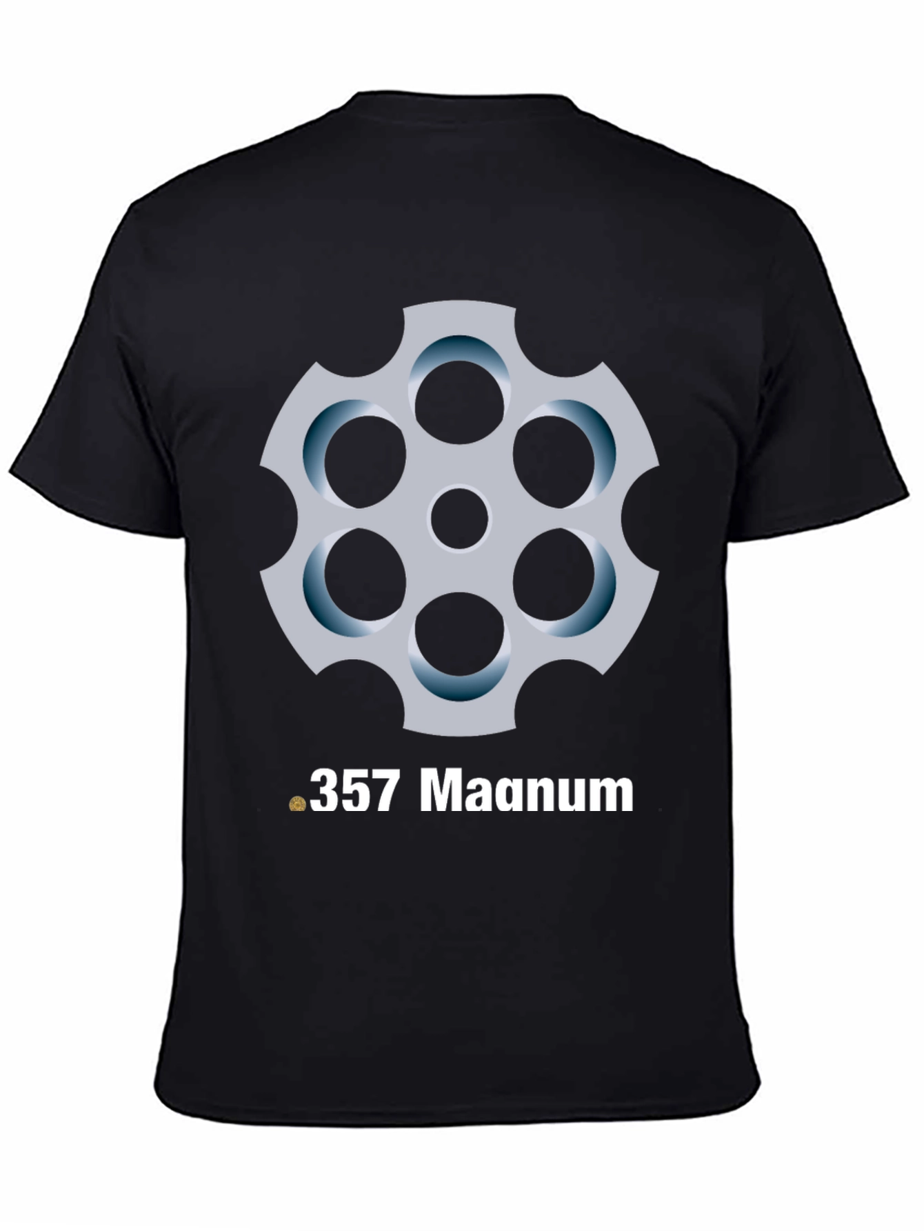 .357 Magnum T-Shirt - Revolver Cylinder Graphic Tee