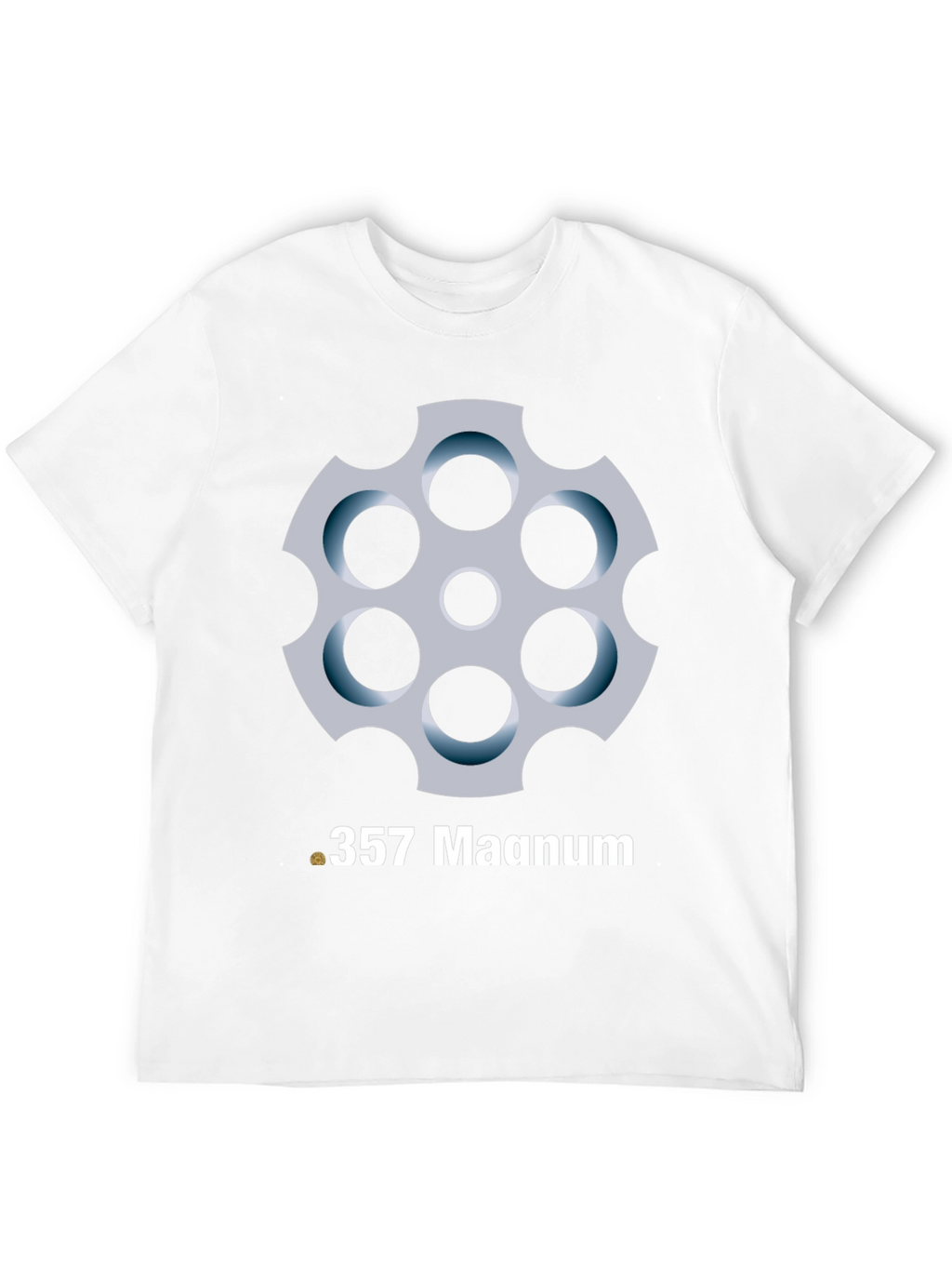 .357 Magnum T-Shirt - Revolver Cylinder Graphic Tee