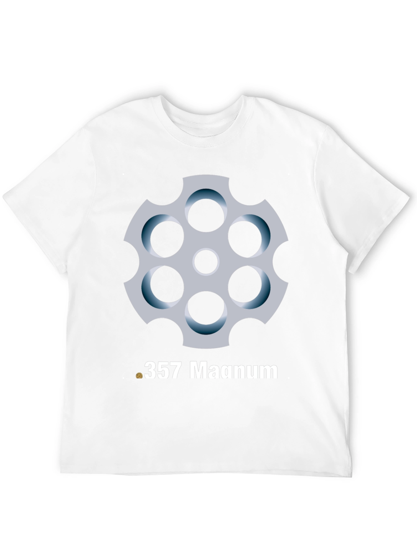.357 Magnum T-Shirt - Revolver Cylinder Graphic Tee