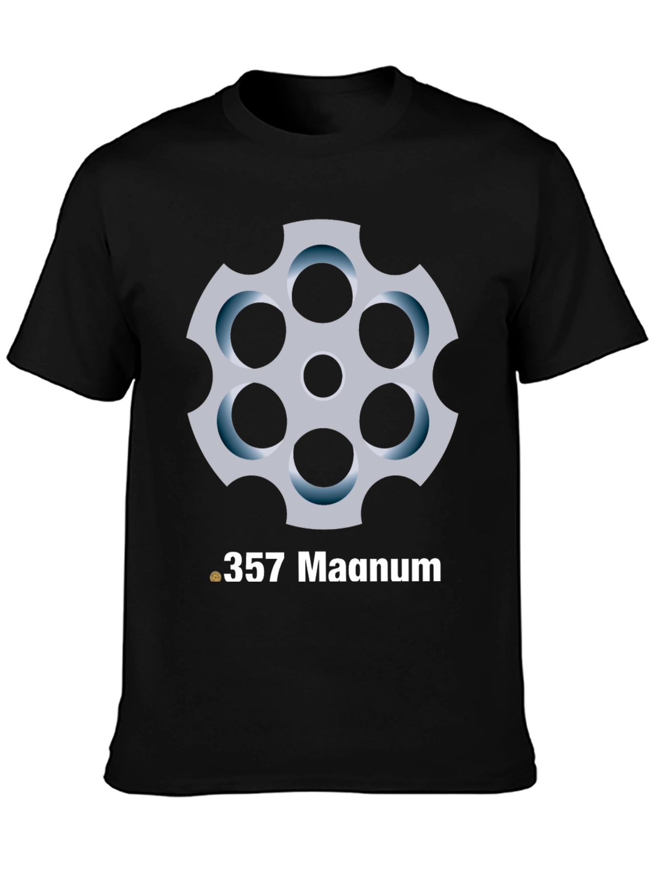 .357 Magnum T-Shirt - Revolver Cylinder Graphic Tee