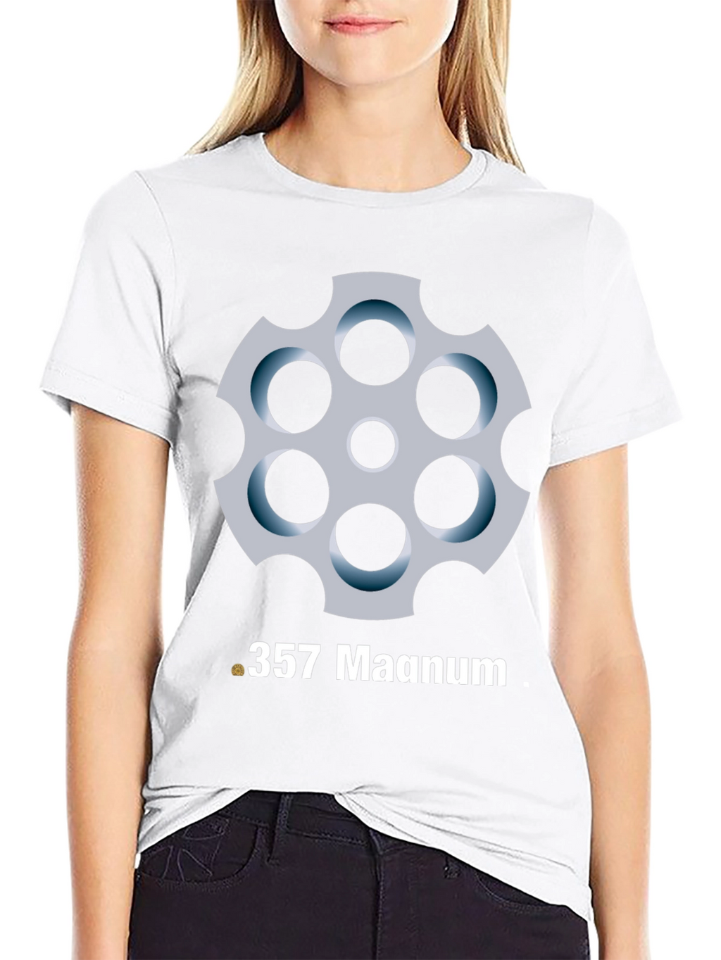 .357 Magnum T-Shirt - Revolver Cylinder Graphic Tee