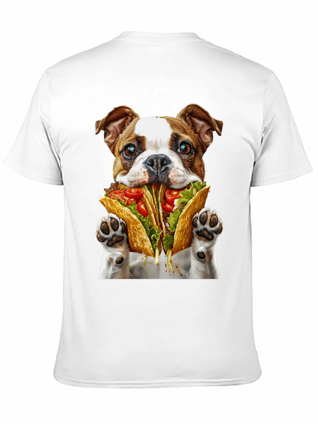 Taco Dog Graphic T-Shirt - Novelty Foodie Tee