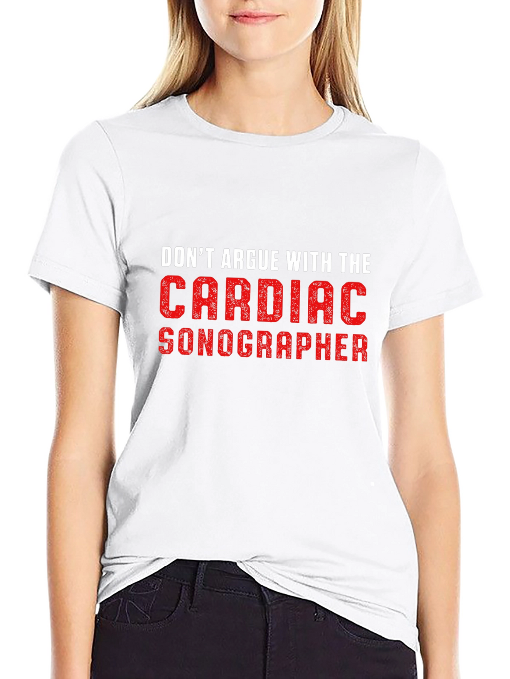 Cardiac Sonographer T-Shirt: Funny Medical Job Tee
