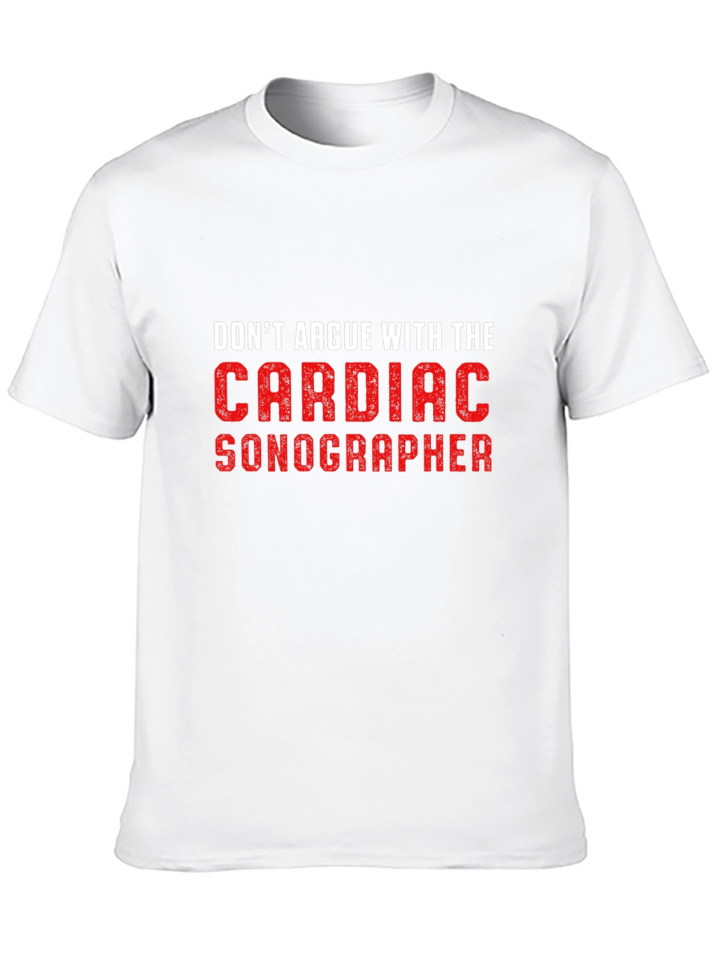 Cardiac Sonographer T-Shirt: Funny Medical Job Tee