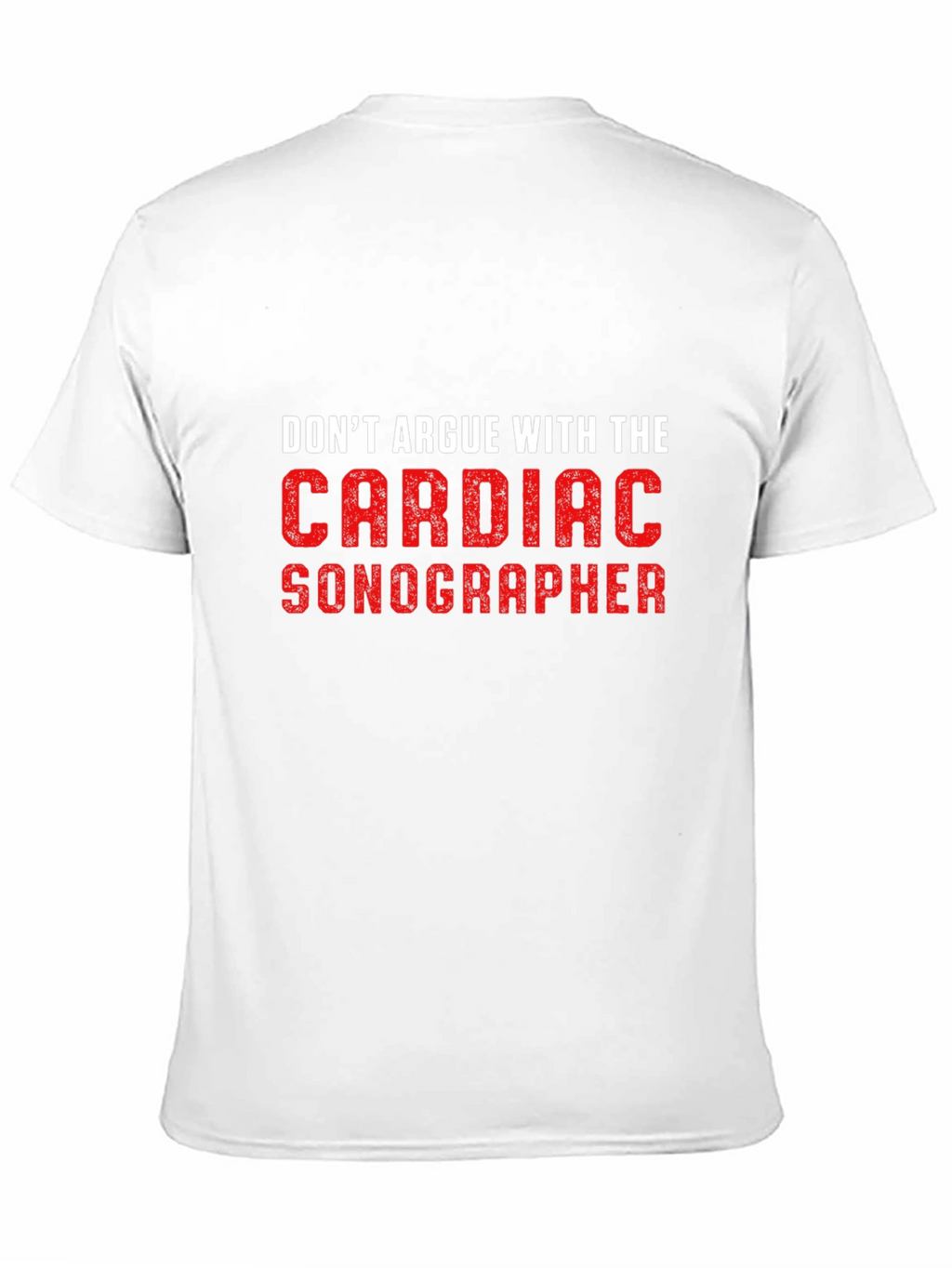 Cardiac Sonographer T-Shirt: Funny Medical Job Tee