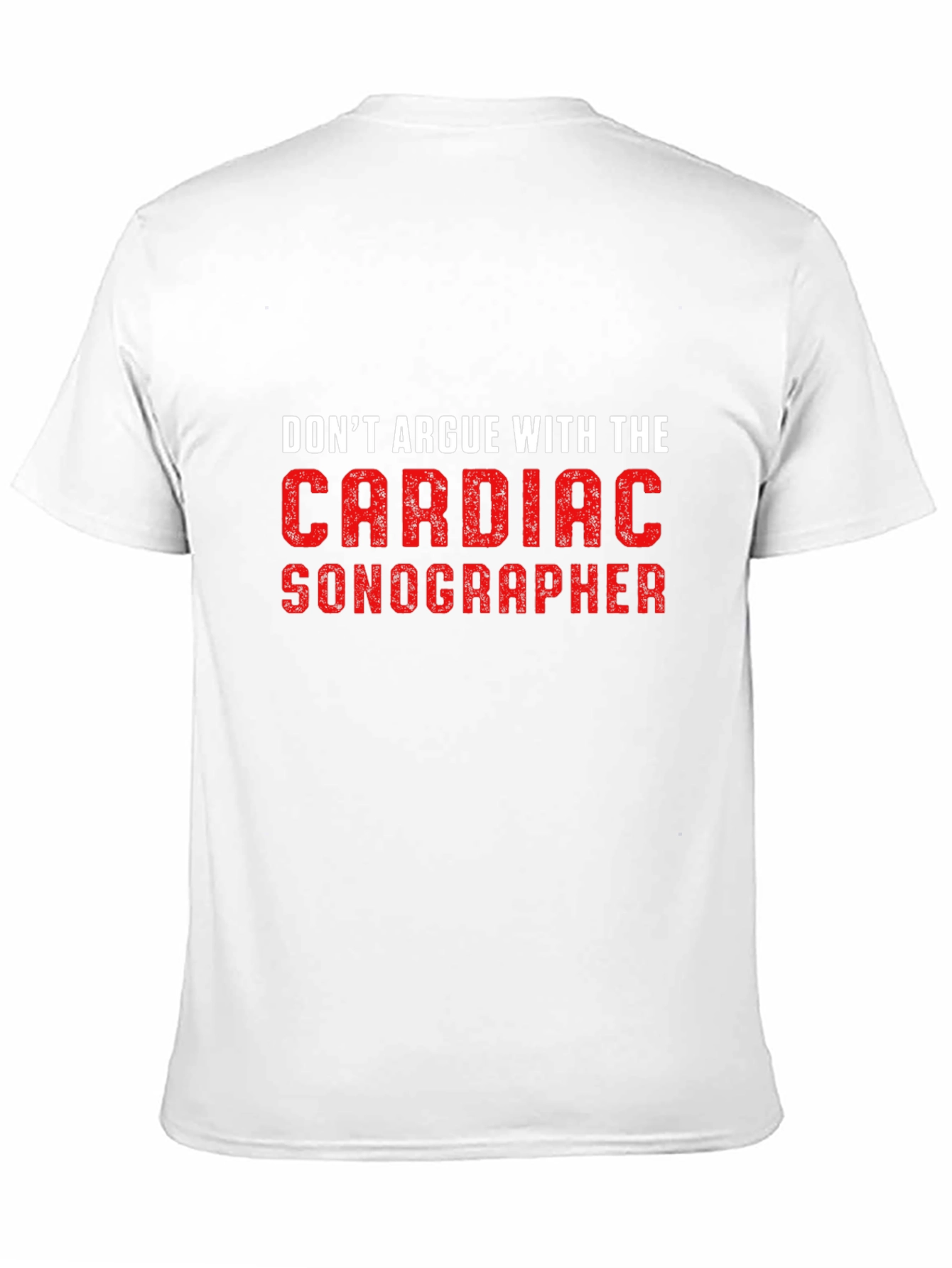 Cardiac Sonographer T-Shirt: Funny Medical Job Tee