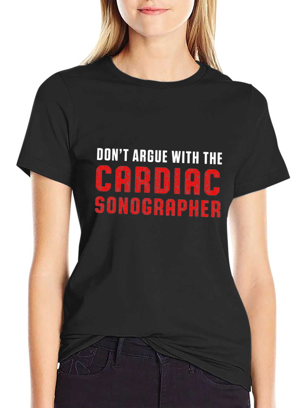 Cardiac Sonographer T-Shirt: Funny Medical Job Tee