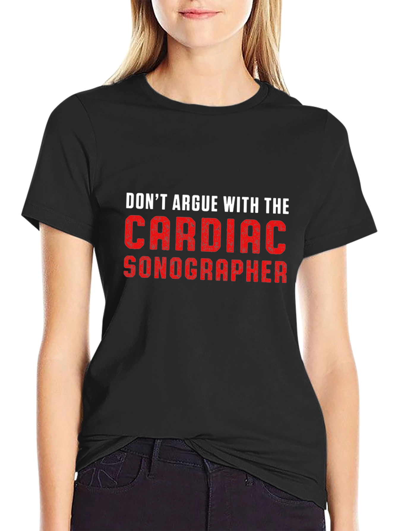 Cardiac Sonographer T-Shirt: Funny Medical Job Tee